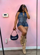 Load image into Gallery viewer, Carmen : denim romper