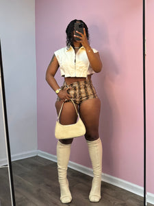 Cobra : leather shorts