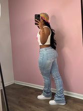 Load image into Gallery viewer, Tall Girls : stacked jeans