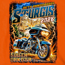 Load image into Gallery viewer, 2026 Sturgis Motorcycle Rally Rushmore: T-Shirt